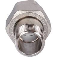 Американка STOUT 1/2"ВН, прямая, никель, уплотнение под плоскую прокладку, SFT-0045-000012 — изображение 5