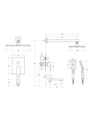 ������� ������� CEZARES SLIDER-VDSET-GM � �������, ��������� �����
