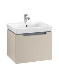 Тумба под умывальник Villeroy & Boch Subway 2.0 (537х420х423) подвесная, 1 ящик, soft grey A68610VK — миниатюра 1