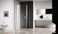 Душевой уголок BelBagno Marmi (800х800х1950) A-1-80-C-Cr стекло прозрачное, проф. хром