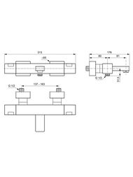 ��������� ��� �����/���� Ideal Standard CERATHERM C100 A7538AA  ���������, ���������,����