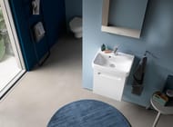 Умывальник подвесной Duravit No.1 450х350х140мм, перелив, отверстие под смеситель, белый 07434500002