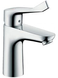 Смеситель Hansgrohe Focus 319170 CoolStart для умывальника с фикс. изливом, б/клапана, длинная ручк — миниатюра 1