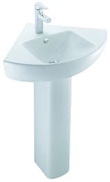 Раковина Jacob Delafon ODEON UP E4710-00 (500х500) угловая, отверстие под смеситель, белая
