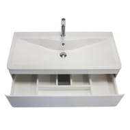 Тумба под раковину BelBagno ALBANO (800х450х500) подвесная, Bianco Lucido ALBANO-800-2C-SO-BL