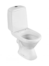 Унитаз компакт Jika ERA 2453.2 (345х770х640) с горизонтальным выпуском, двойной смыв, без сиденья 8.2453.2.000.242.9