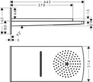 ������! ������� ��� Hansgrohe Raindance Rainfall 180 AIR 2jet ������������� 28433000