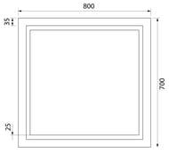 ������� IDDIS Zodiac 800�700�30 � ���������� ZOD8000i98