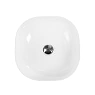 Раковина накладная BelBagno (425х425х145) квадратная, без отверстия под смеситель, белая BB1301
