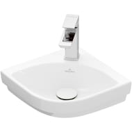 Раковина угловая Villeroy&Boch Subway 3.0 43714601 320х320х145 без перелива, отв. под смес., белая