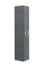 Шкаф-пенал La Fenice Cubo Grigio 30 см (300х300х1610) серый матовый FNC-05-CUB-G-30