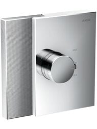 Смеситель Axor Edge 46741000  для душа термостат, Highflow, скрытый монтаж, алмазная огранка, хром — миниатюра 1