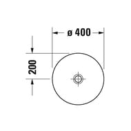 �������� ��������� Duravit D-Neo 400�400 ��� ��������, ��� ���. ��� ���������, ������ ��� 2371401370