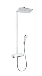 Душевая система Hansgrohe Raindance Select E 360 Showerpipe с термостатом хром/белый 27112400