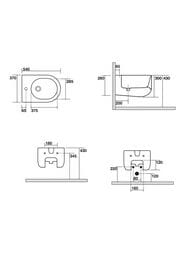 ���� ��������� Kerasan Flo 312330 540�370�300 � ���������� ��� ���������, ������, ����� �������