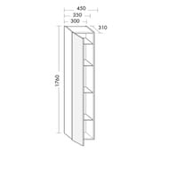 ����� ��������� Burgbad SYS30 Echo 450�1760�310 �����, �������, ����� ������ HSGY045L461