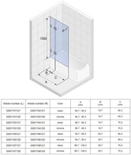    RIHO VZ SCANDIC NXT X109V (900x1500) ,  G001153121