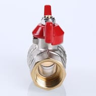 Кран шаровый 1"ВН VALTEC BASE красная бабочка VT.218.N.06