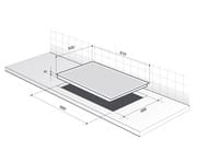 ������� �������� ������ De Dietrich (610�520) 4 ��������, ����. ����� DPE7649XF