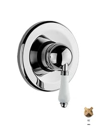 Внешняя часть Nicolazzi Cinquanta смесителя для душа, ручка Petit Mont Blanc, бронза 3406BZ76 — миниатюра 1