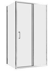 Душевой уголок ABBER Schwarzer Diamant AG301505-S805 (1500х800х1900) прямоуг., ст. 5мм прозр./хром — миниатюра 1