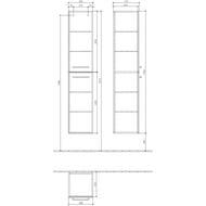 ����� Villeroy & Boch Avento (350�1760�370) ����� ������, 2 ������, ����� ������ A89401B4