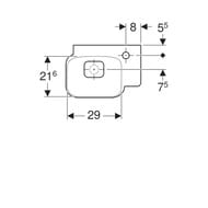 �������� Geberit MyDay (400�280�105) KeraTe�t ���. ��� ����. ������, ��� �������� 12554060