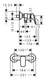 ��������� Hansgrohe Logis 71601000 ��� ����, ��������� ������������, ����������� ��������