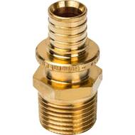 Соединитель STOUT 16x1/2"Н, для сшитого полиэтилена, латунь, арт.SFA-0001-001612