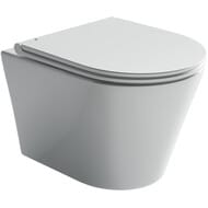 %$ Унитаз подвесной Ceramicanova Forma 480х370х330 безободковый, сиденье микролифт, крепеж CN3011