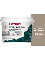 Затирка эпоксидная LITOKOL STARLIKE EVO S.225 TABACCO серая, 5 кг