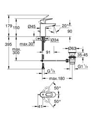 ��������� Grohe BauLoop 23335 ��� �����������, ������ ������, �������������
