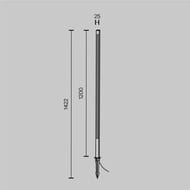 ����������� ���������� Maytoni Pole (����) O440FL-L18GF3K, 3000K 18�� IP 65, ������