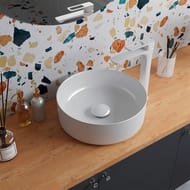 Выпуск для умывальника IDDIS Optima Home без перелива, белый глянцевый, OPHWS00i88