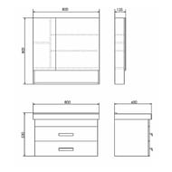 ����� COMFORTY ������� 80� (800�530�400) ���������, � ���������, ����� ������ 00-00011163