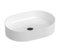 Умывальник RAVAK CERAMIC 550 O SLIM (550х370х120) тонкостенный, без перелива, белый