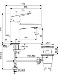 ��������� ��� ����������� Ideal Standard Ceraplan BD212AA �������������, ������ ������, ����