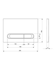 ����������� Cersanit LINK PRO+������� ����� ESTETICA �������, ����+ ������ CITY CO DPL EO slim 64121