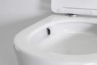 Унитаз подвесной TECEspring R 360х350х530 безободковый, с сиденьем, Tornado flush, белый 9700998P