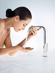 Смеситель для умывальника Hansgrohe Focus однозахв., высокий излив 236 мм, д/к., хром 31609000 — изображение 3
