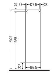   Duravit DuraStyle (5001800240) ,    DS1248R1818