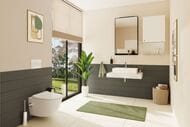 Раковина подвесная Vitra ArchiPlan 7401B003-0001 600х380х120 перелив,антибакт. покрытие, белый