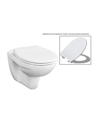 Комплект: Инсталляция Vitra с клавишей хром + унитаз VitrA S10 + сиденье с микролифтом 9842B003-7206