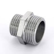 Ниппель переходной Tiemme 3/4"Нх1/2"Н лат.никелир, 1500124(1552N000504)