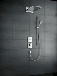 Смеситель Hansgrohe ShowerSelect Highfow 15761 термостат, с клапаном для руч.душа, наруж.часть, хр — изображение 2