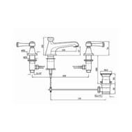 ��������� ��� �������� Zucchetti Agora Classic ZAM407 c ������ ��������, �� 3 ���������, ����