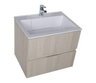 Раковина Aquanet Фортуна 70 (Dolomite) 700х450 мм, литьевой мрамор, белая 182523