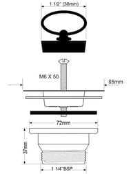   McAlpine (.  D-85)  ,  1 1/4" MRWW3