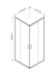 ������� ������ Vincea Garda 1200�1100�1900 ������� ������������� ������, ������������� VSS-1G1112CLBN