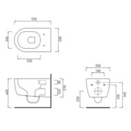 ������ ��������� Cielo Smile SMVSNWKBA 350�530�270 ������������, ����: basalto